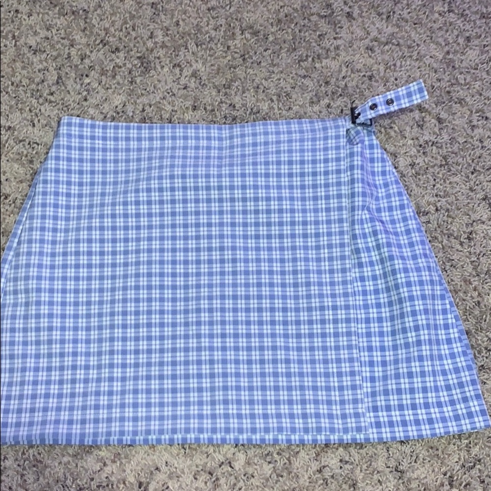 Blue skirt